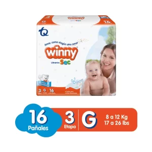 Pañal Winny Ultratim Sec Et.3 X 16 Unidades