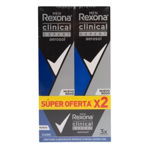 Promo Pack 2 Rexona Clinical Expert Men Aerosol
