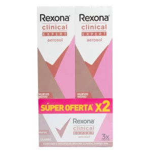 Promo Pack 2 Rexona Clinical Expert Aerosol Dama