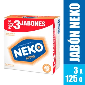 3 Jabón Neko Avena 125 Gr