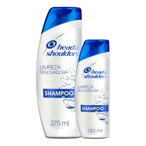 2 Shampoo Head & Shoulders Limpieza Renovadora 375 + 180ml