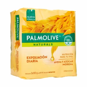 3 Jabón Palmolive Avena Y Azucar 120gr